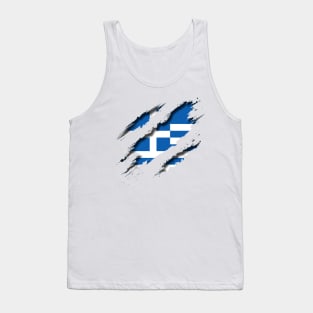 Greece Shredding Tank Top